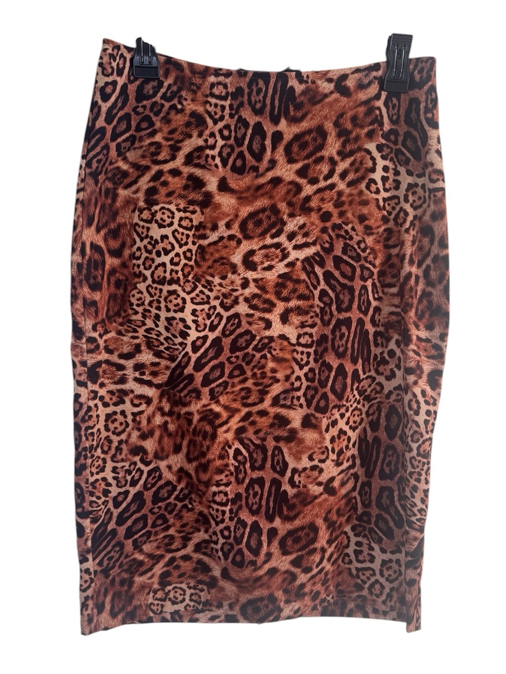 Vintage Y2K XOXO Leopard Print Pencil Skirt Club Office Size 9